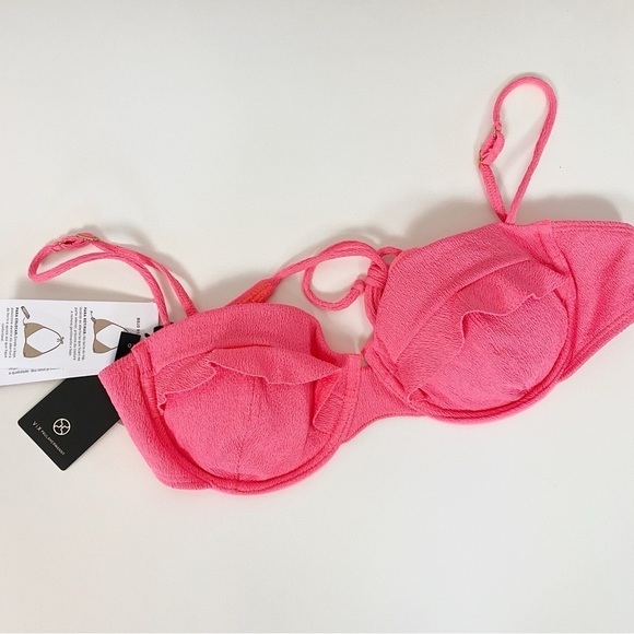 Vix Firenze Luiza Bikini Top Ruffle - Picture 2 of 4
